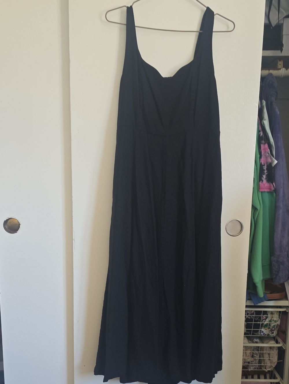 Old Navy Black Maxi Dress with Sweetheart Bodice